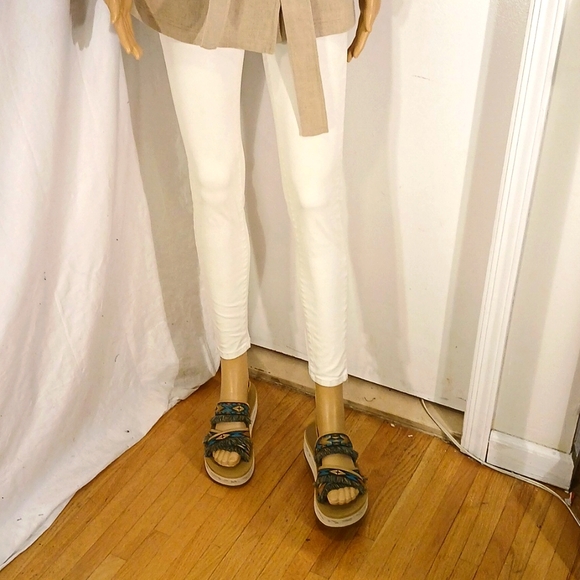 🔥 NWOT Teva Multicolor Southwest Aztec Print Platform Wedge Sandals - Picture 6 of 16